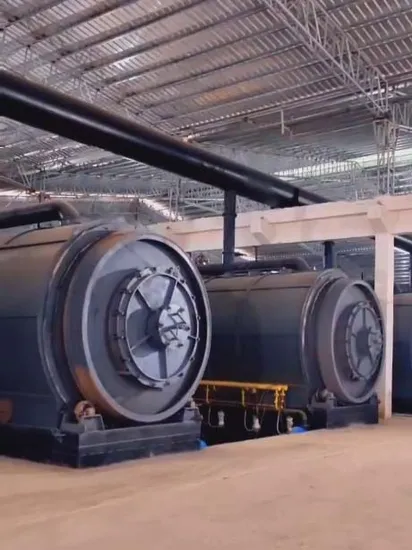 20tons Per Batch Pyrolysis Tyre Recycling Machine with High Oil Yield